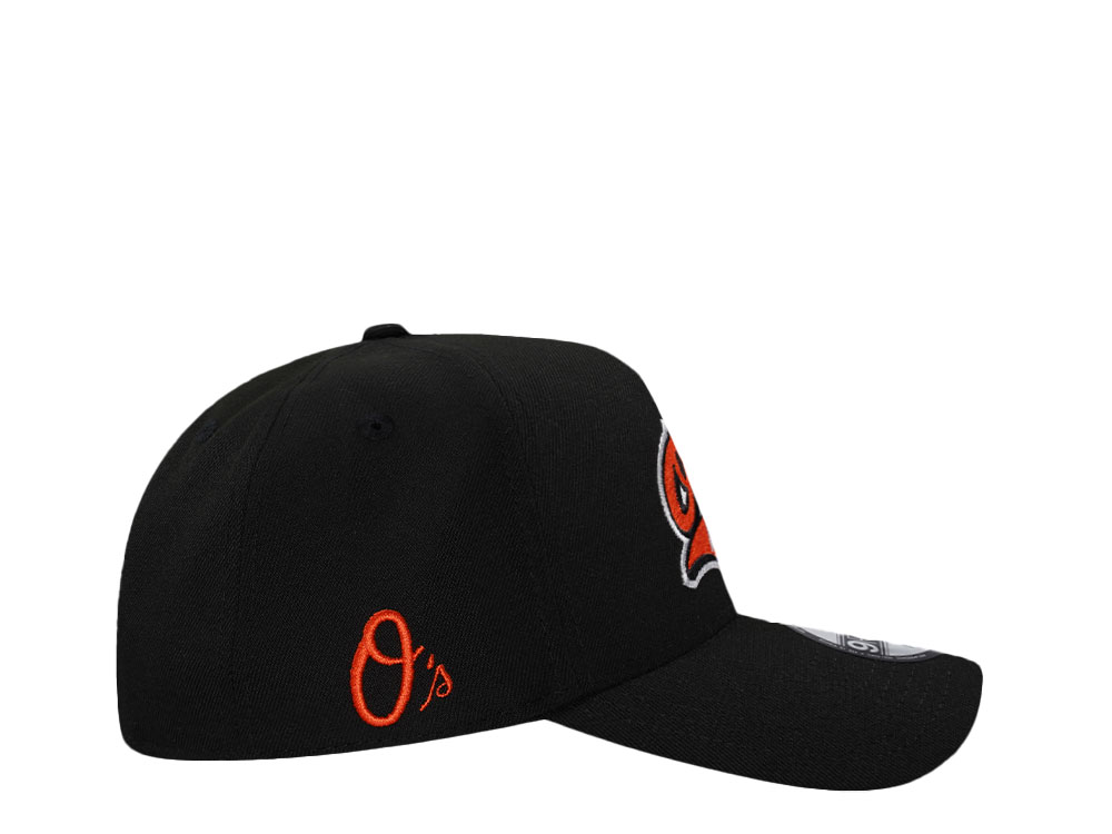 New Era Baltimore Orioles Black Classic Edition 9Forty A Frame Snapback Cap
