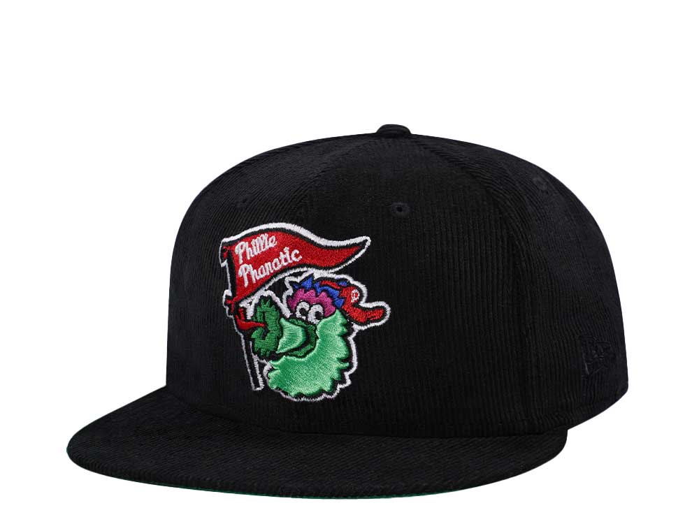 New Era Philadelphia Phillies Phillie Phanatic Black Cord Edition 59Fifty Fitted Cap