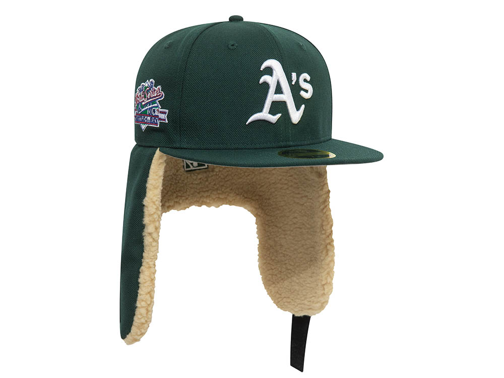 New Era Oakland Athletics World Series Edition Green 59Fifty Dogear Fitted Cap