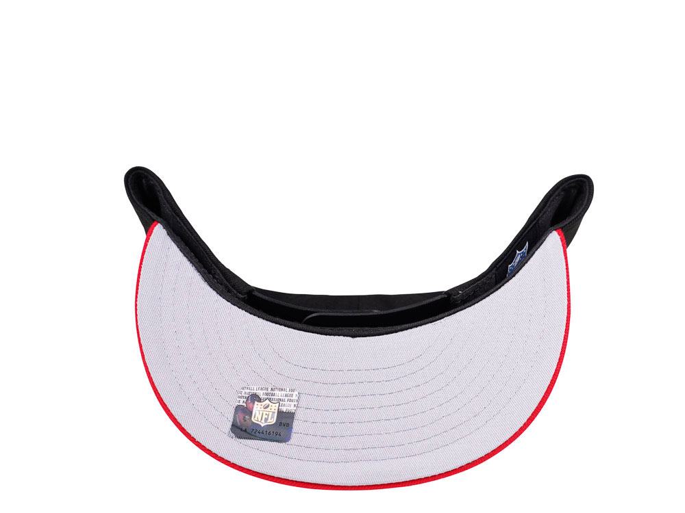 New Era New England Patriots Black and Red Edition 9Fifty Snapback Cap