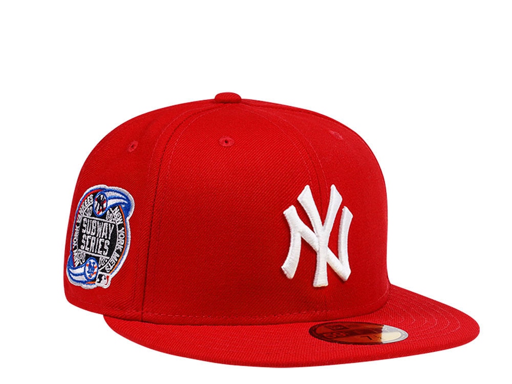 New Era New York Yankees Subway Series 2000 Red and Pink Edition 59Fifty Fitted Cap