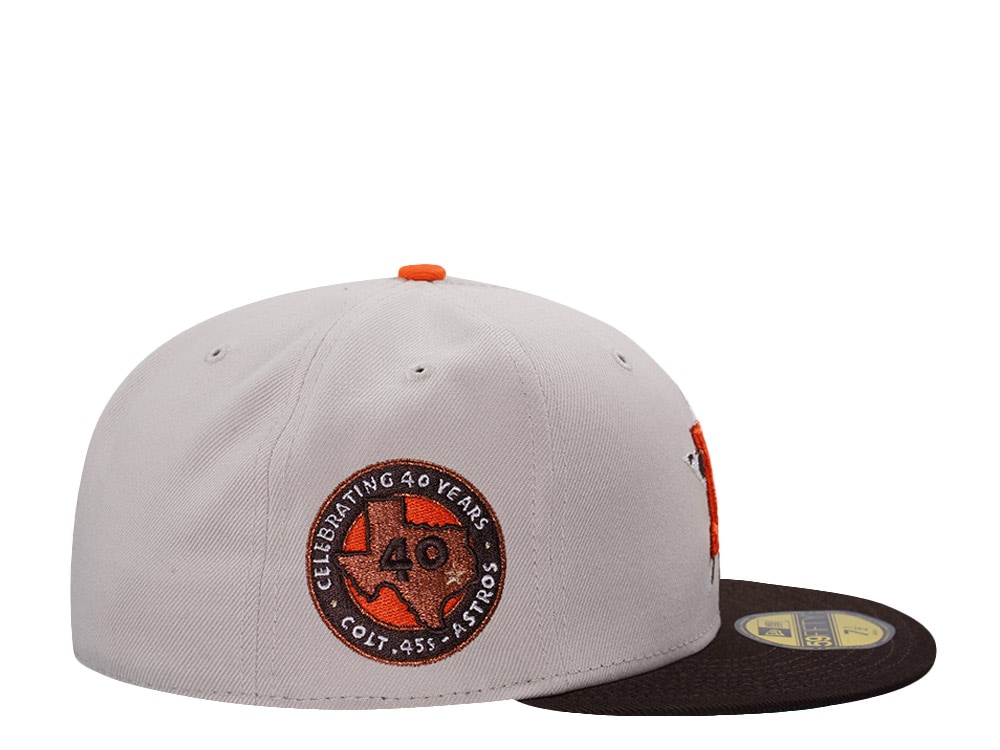 New Era Houston Astros 40th Anniversary Stone Two Tone Edition 59Fifty Fitted Cap