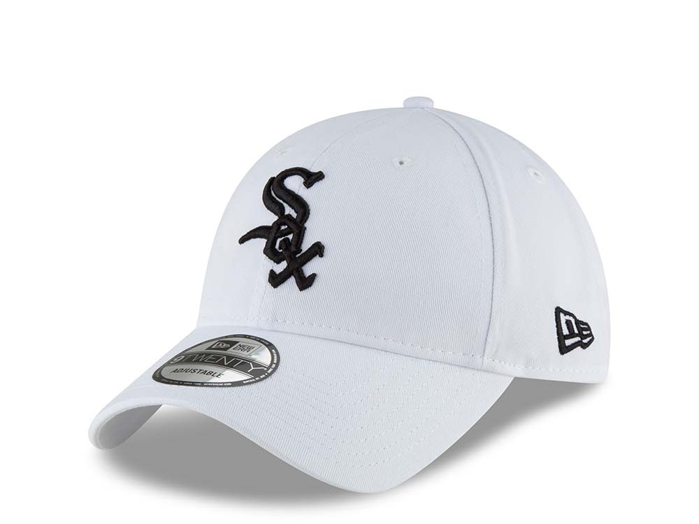 New Era Chicago White Sox White Core Classic 9Twenty Strapback Cap
