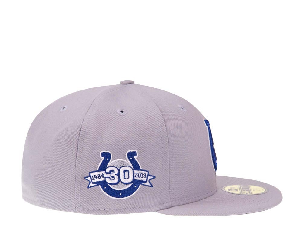 New Era Indianapolis Colts 30th Anniversary Gray Classic Prime Edition 59Fifty Fitted Cap