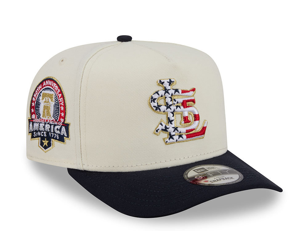 New Era St. Louis Cardinals America 250th Anniversary Edition 9Fifty A Frame Snapback Cap