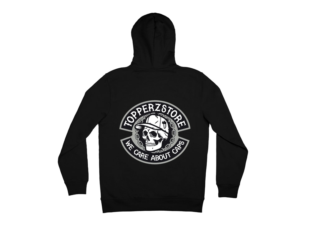 Parallel Union Family Hoodie We Care about Caps Black Skull Edition