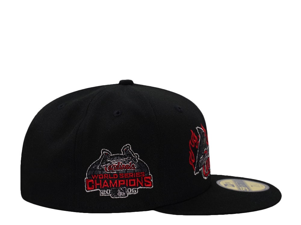New Era St. Louis Cardinals World Series Champions 2006 Black Prime Edition 59Fifty Fitted Cap