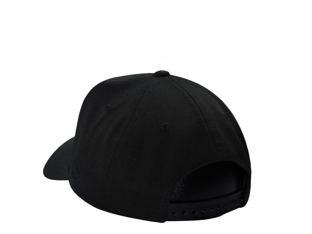 New Era New York Knicks Black Classic Edition 9Forty A Frame Snapback Cap