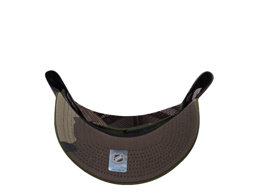 New Era Buffalo Sabres Rifle Camo Trucker Edition 9Forty A Frame Snapback Cap