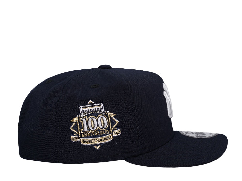 New Era New York Yankees 100th Anniversary Navy 9Fifty A Frame Snapback Cap