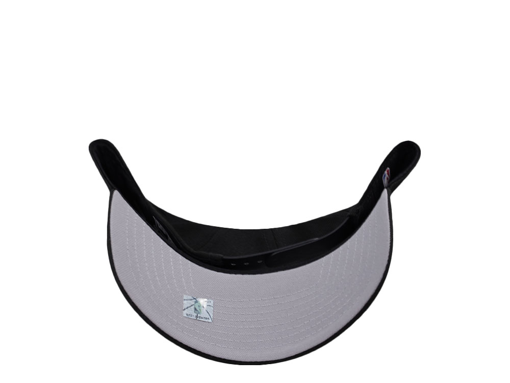 New Era Brooklyn Nets Script Black Prime Edition 9Forty A Frame Snapback Cap