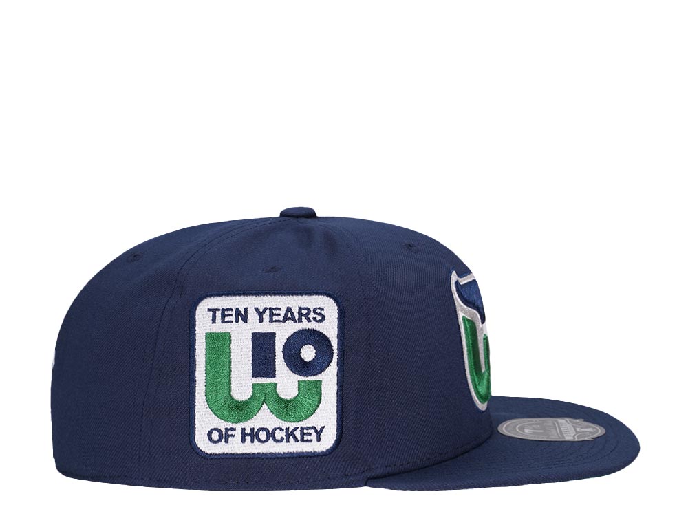 Mitchell & Ness Hartford Whalers 10 Years Vintage Edition Dynasty Fitted Cap