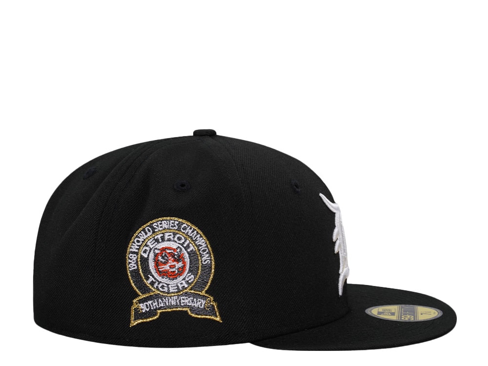 New Era Detroit Tigers 50th Anniversary Black Classic Edition 59Fifty Fitted Cap