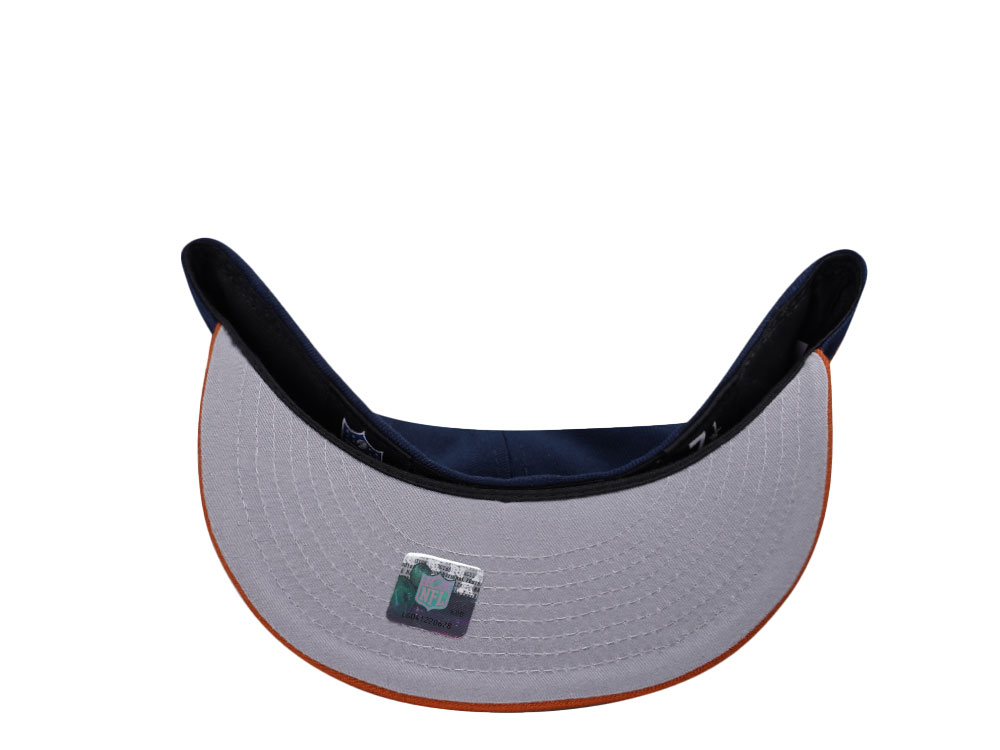 New Era Denver Broncos Navy Rust Two Tone Prime Edition 59Fifty Fitted Cap