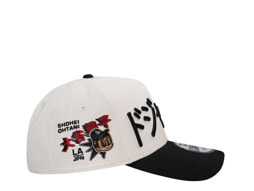 New Era Los Angeles Dodgers Shohei Ohtani Chrome Black Two Tone Edition 9Forty A Frame Snapback Cap