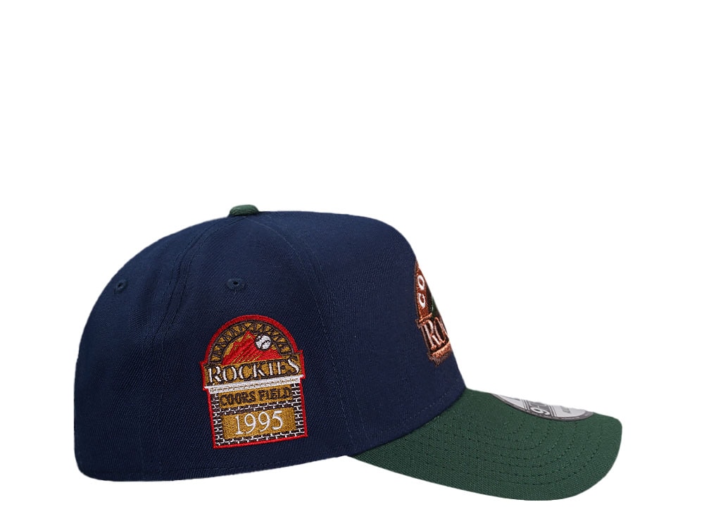 New Era Colorado Rockies Coors Field 1995 Ocean Copper Two Tone Edition 9Forty A Frame Snapback Cap