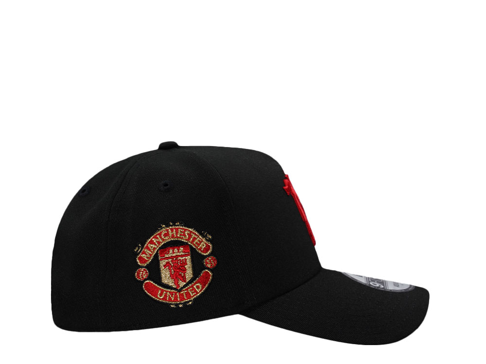 New Era Manchester United Fc Black Prime Edition 9Forty A Frame Snapback Cap