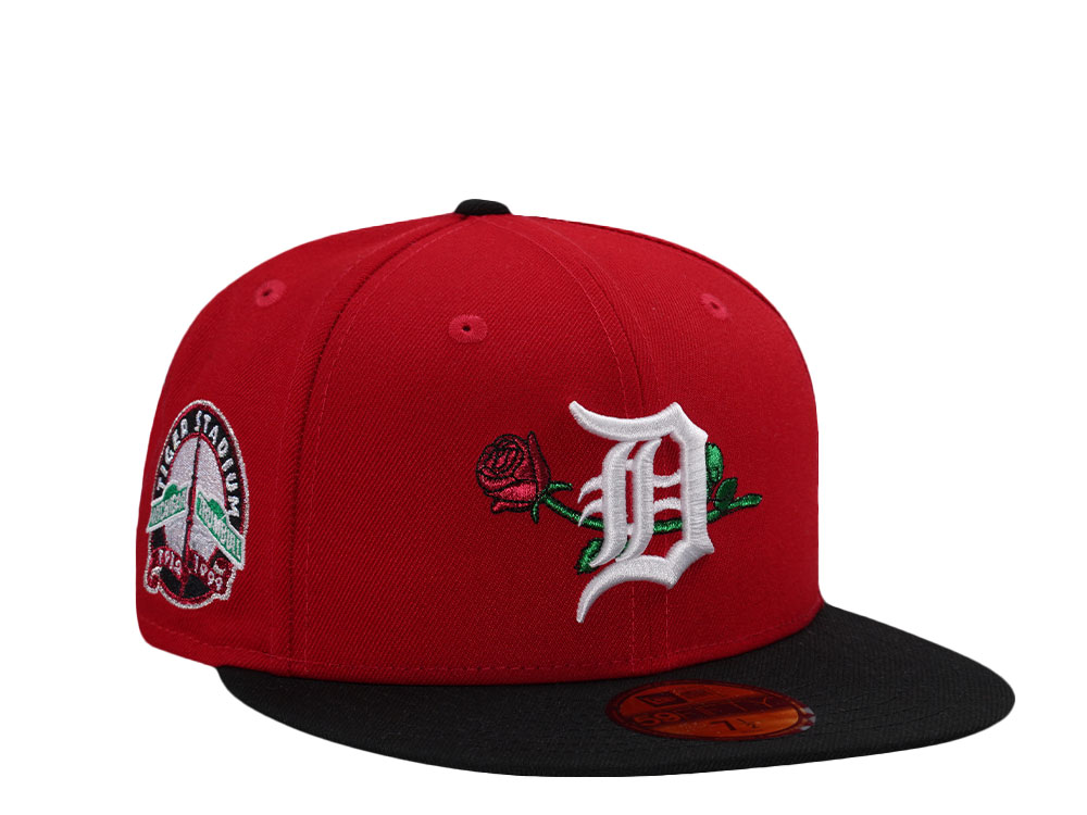 New Era Detroit Tigers Stadium Scarlet Rose Two Tone Edition 59Fifty Fitted Cap