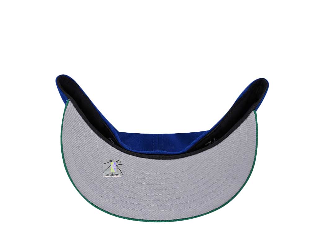 New Era Minnesota Timberwolves Blue Metallic Two Tone Edition 59Fifty Fitted Cap