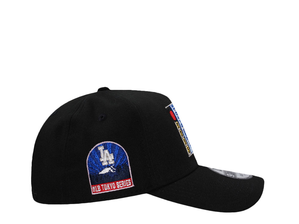 New Era Los Angeles Dodgers Sakura Bloom Black Edition 9Forty A Frame Snapback Cap