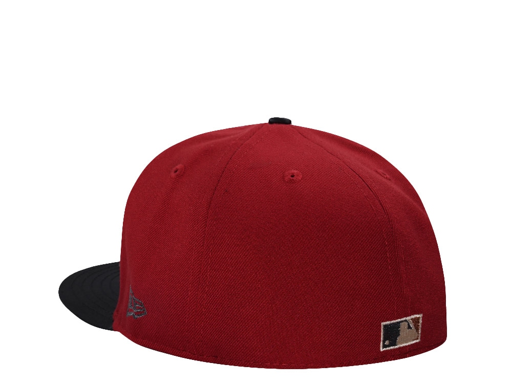 New Era Houston Astros 35 Years Brick Satin Brim Two Tone Edition 59Fifty Fitted Cap