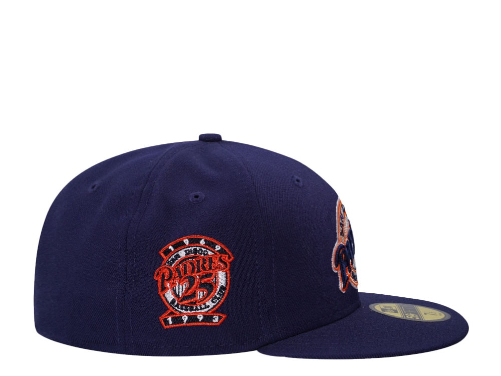 New Era San Diego Padres 25th Anniversary Navy Classic Two Tone Edition 59Fifty Fitted Cap