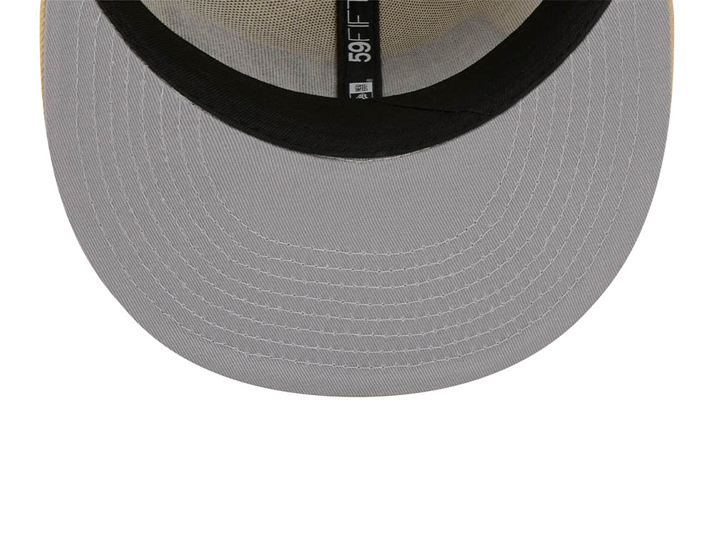 New Era New York Giants Pro Bowl 1986 Raffia Front Vegas Gold Edition 59Fifty Fitted Cap