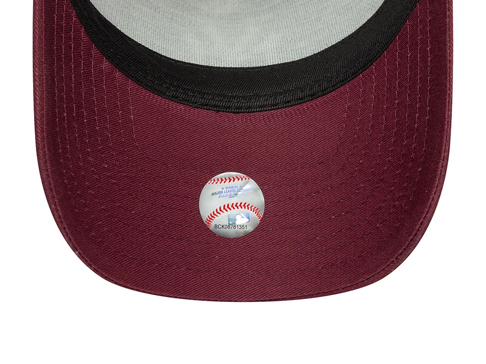 New Era New York Yankees League Essentials Maroon Edition 9Forty A Frame Snapback Cap