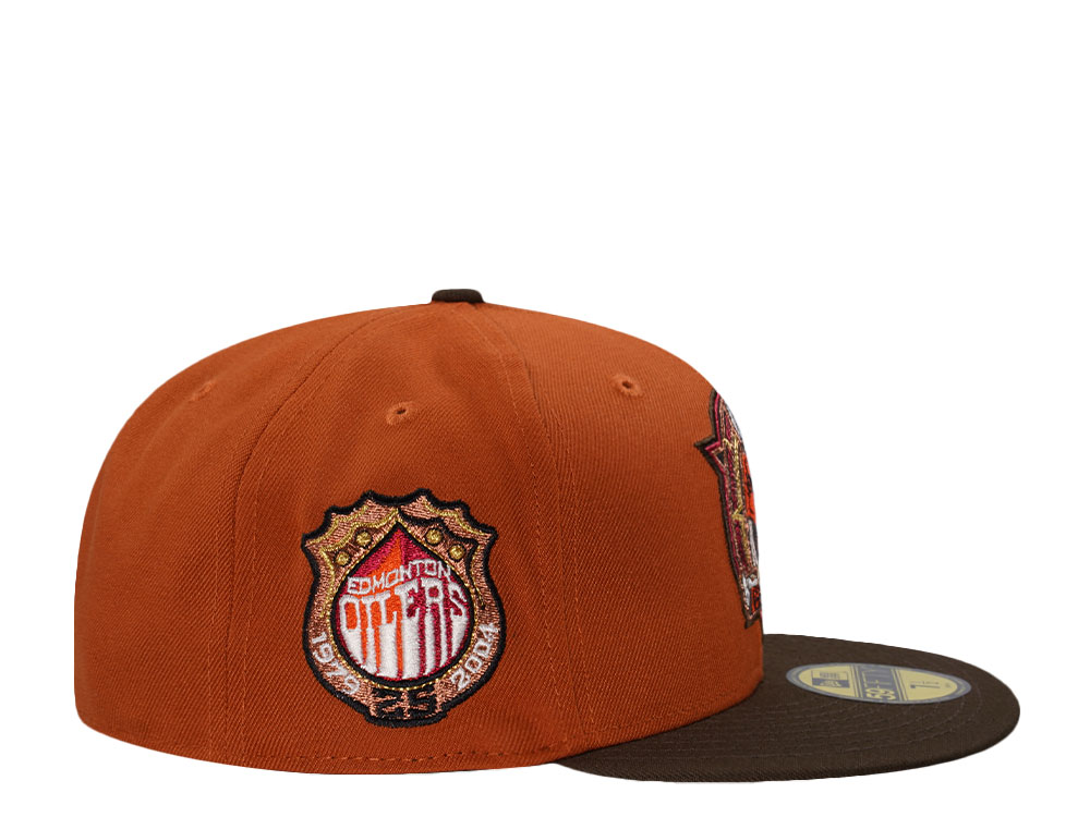 New Era Edmonton Oilers 25th Anniversary Dia De Los Muertos Walnut Prime Edition 59Fifty Fitted Cap