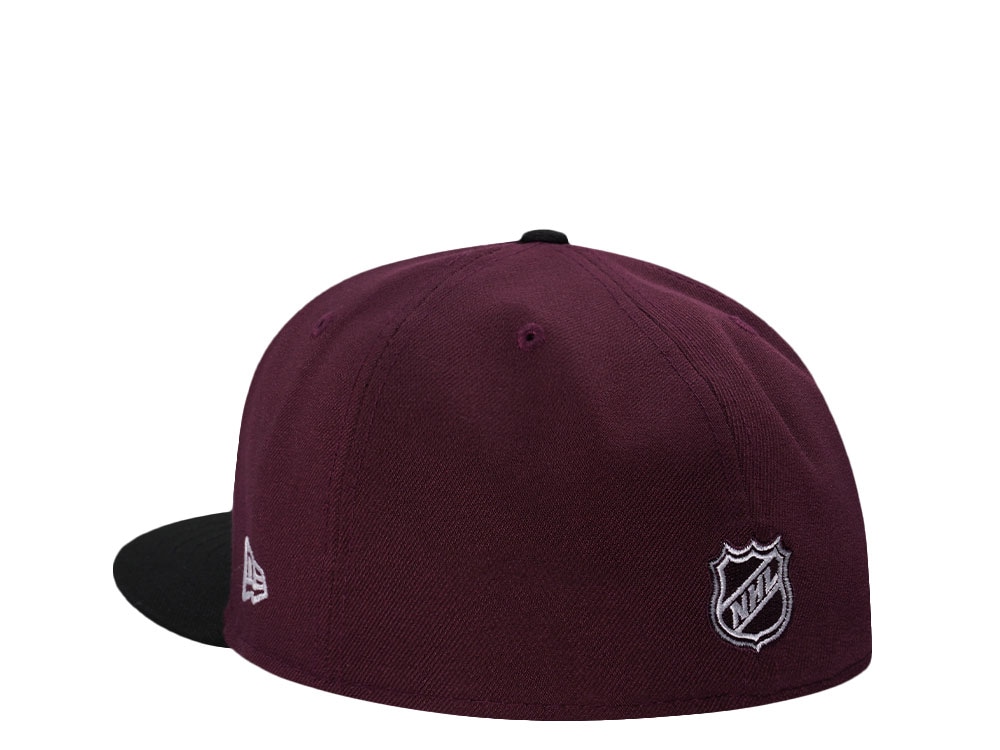 New Era Colorado Avalanche 25th Anniversary Maroon Two Tone Edition 59Fifty Fitted Cap