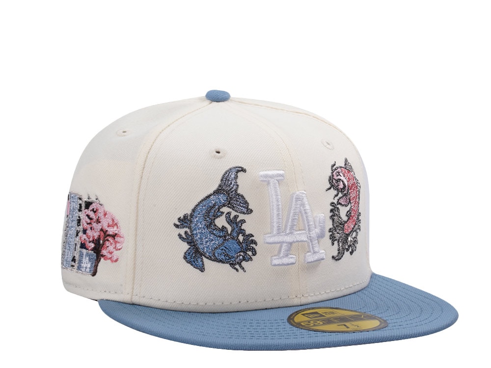 New Era Los Angeles Dodgers Tokyo Series 2025 Chrome Two Tone Edition 59Fifty Fitted Cap