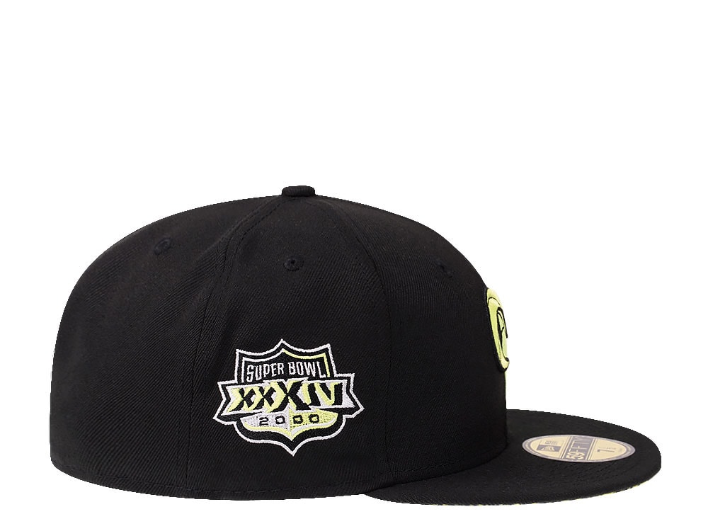 New Era Los Angeles Rams Super Bowl XXXIV Black Summerpop Edition 59Fifty Fitted Cap