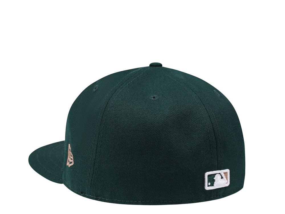 New Era St. Louis Cardinals Dark Green Beige Edition 59Fifty Fitted Cap