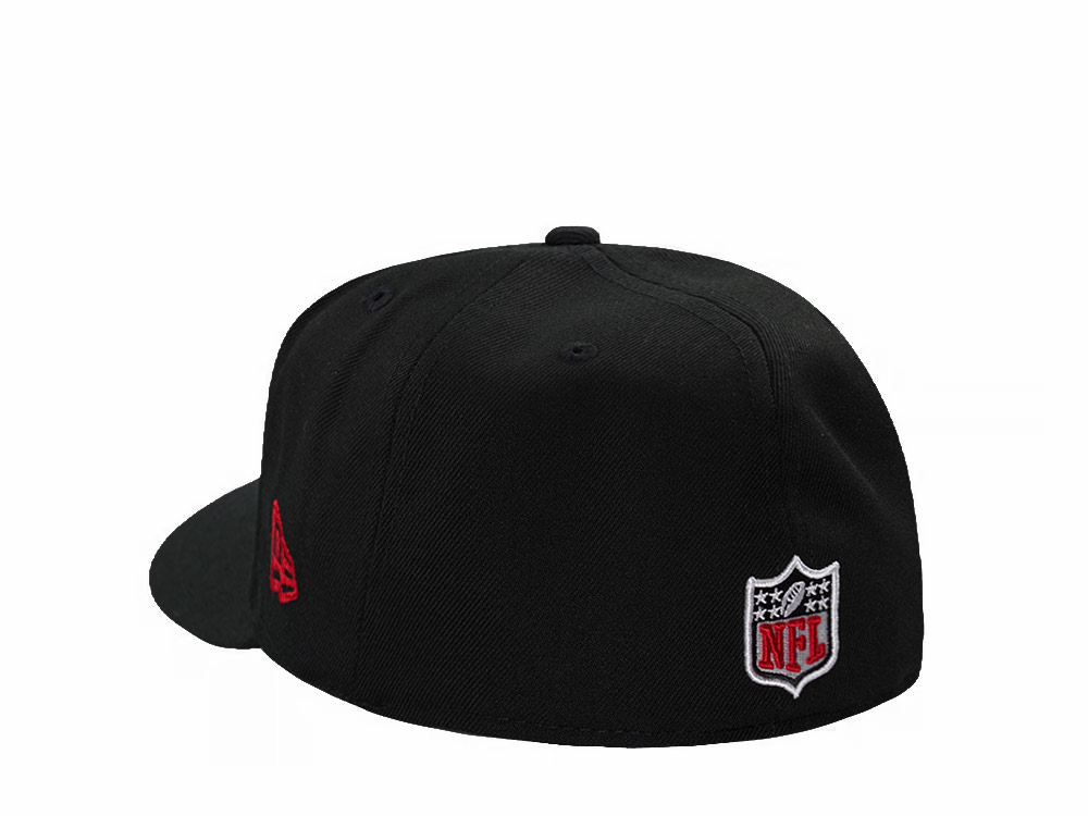 New Era San Francisco 49ers Black Classic Edition Pre Curved 59Fifty Fitted Cap