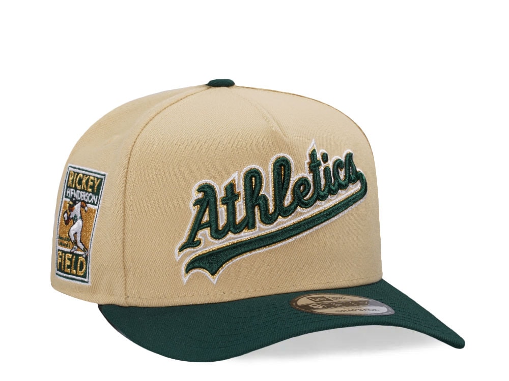 New Era Oakland Athletics Vegas Gold Two Tone 9Fifty A Frame Snapback Cap