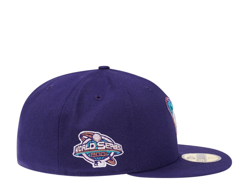 New Era Arizona Diamondbacks World Series 2001 Purple Pink Edition 59Fifty Fitted Cap