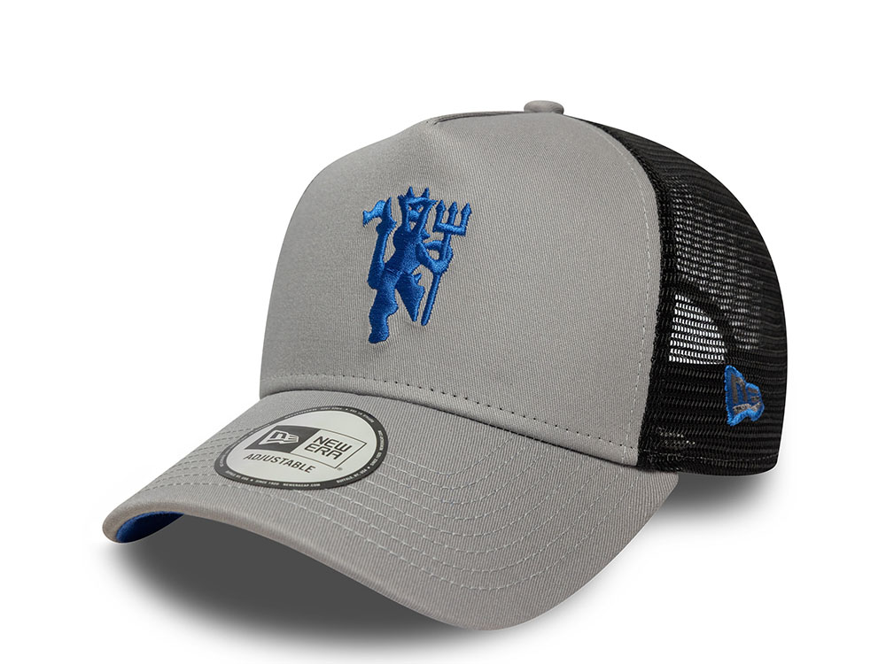 New Era Manchester United FC Seasonal Gray 9Forty A Frame Trucker Snapback Cap