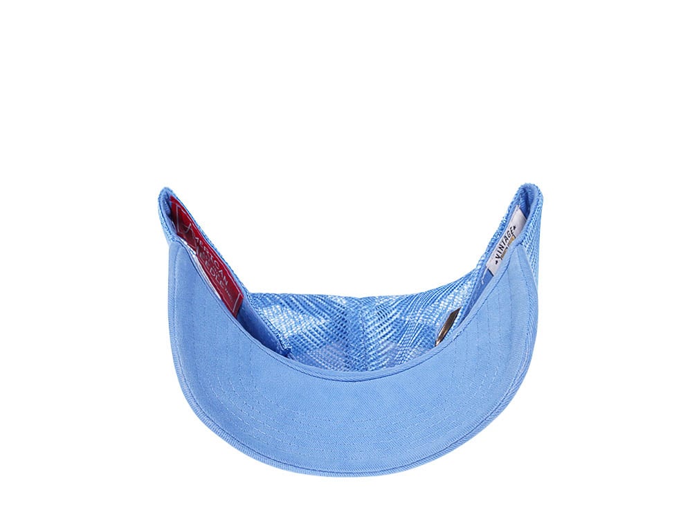 American Needle Quebec Nordiques Blue Trucker Strapback Cap
