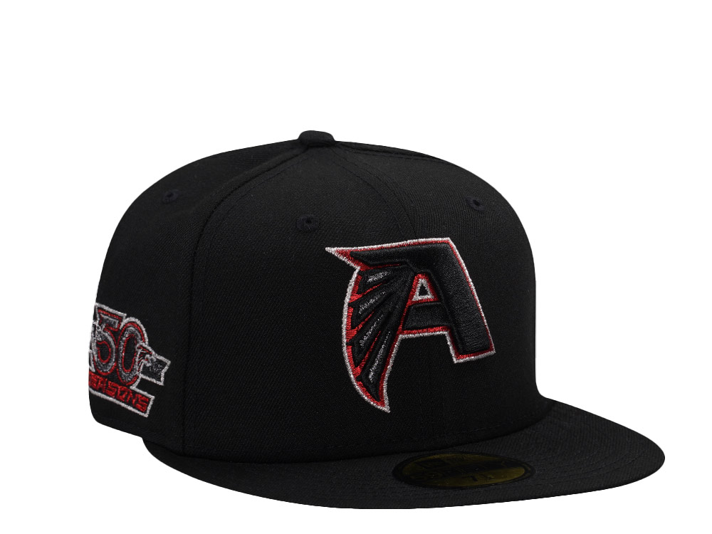 New Era Atlanta Falcons 50th Anniversary Black Prime Edition 59Fifty Fitted Cap
