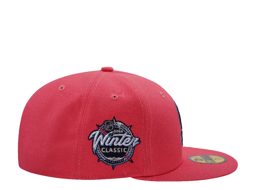 New Era Seattle Kraken Winter Classic Coral Prime Edition 59Fifty Fitted Cap