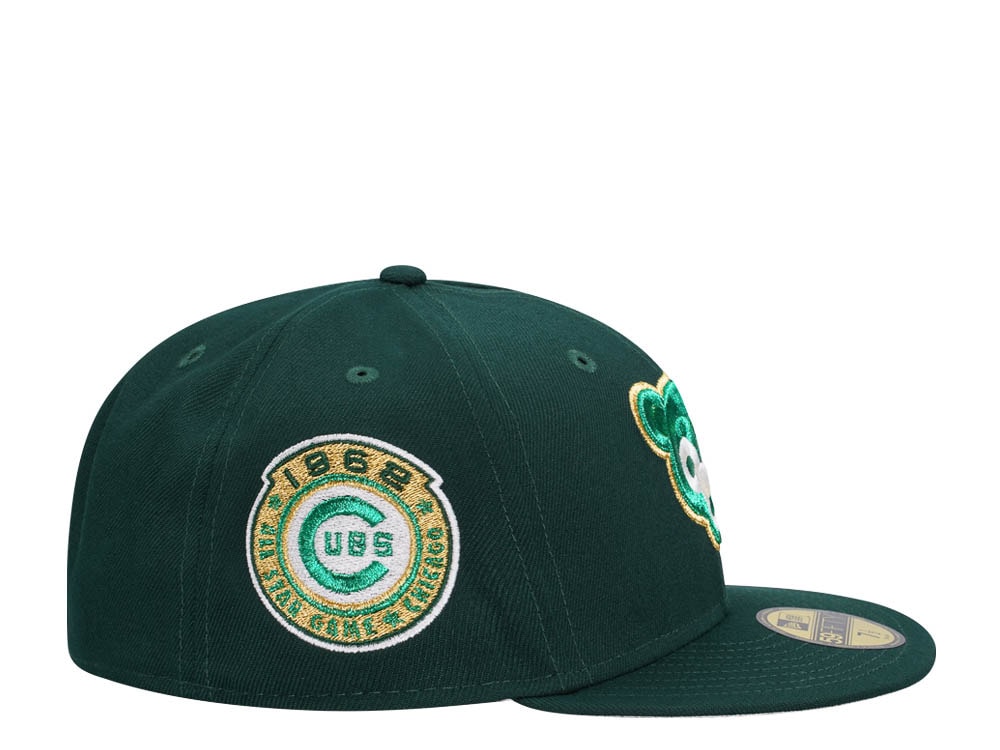 New Era Chicago Cubs All Star Game 1962 Metallic Green Edition 59Fifty Fitted Cap