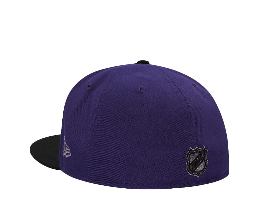 New Era Los Angeles Kings 25th Anniversary Purple Metallic Two Tone Edition 59Fifty Fitted Cap