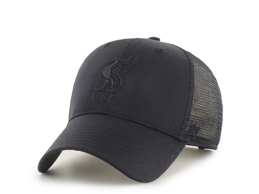 47Brand Liverpool FC Black Branson Trucker MVP Snapback Cap