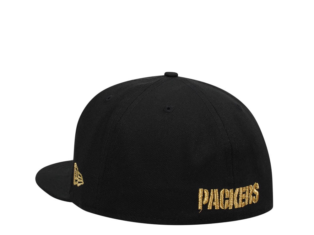New Era Green Bay Packers Black and Gold Edition 59Fifty Fitted Cap