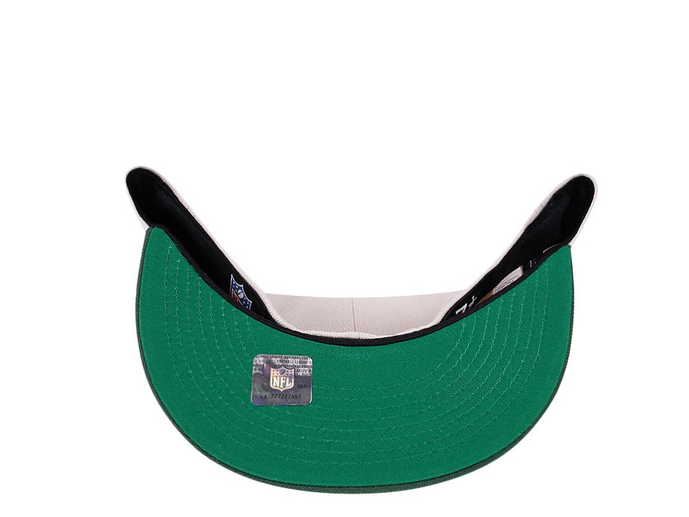 New Era Green Bay Packers Stone  Two Tone Throwback Edition 59Fifty Fitted Cap