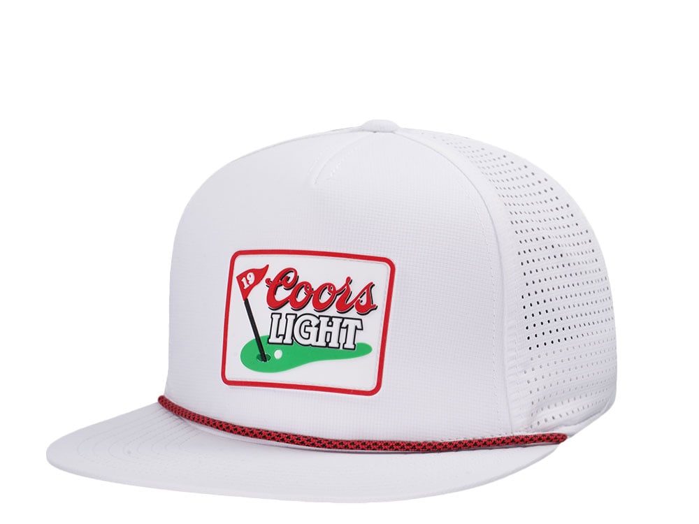 American Needle Coors Buxton Pro White Trucker Snapback Cap