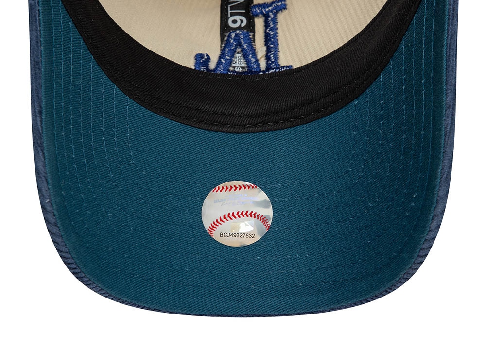 New Era Los Angeles Dodgers Block Corduroy White 9Twenty Strapback Cap