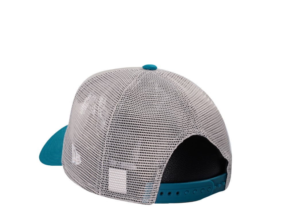 New Era Miami Marlins Pro Bowl Two Tone Trucker 9Forty A Frame Snapback Cap