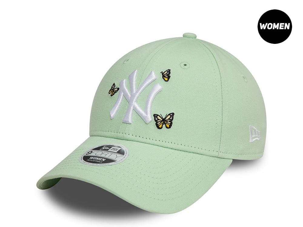 New Era New York Yankees Butterflies Mint Womens 9Forty Snapback Cap