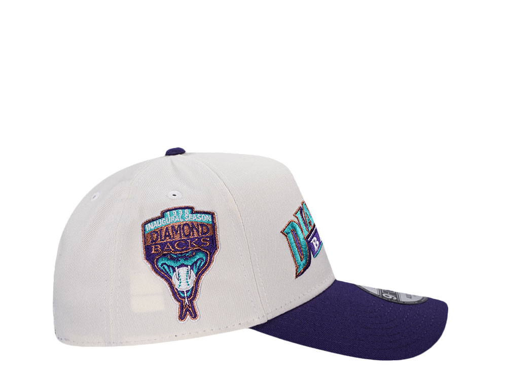 New Era Arizona Diamondbacks Inaugural Season 1998 Chrome Two Tone Edition 9Forty A Frame Snapback Cap